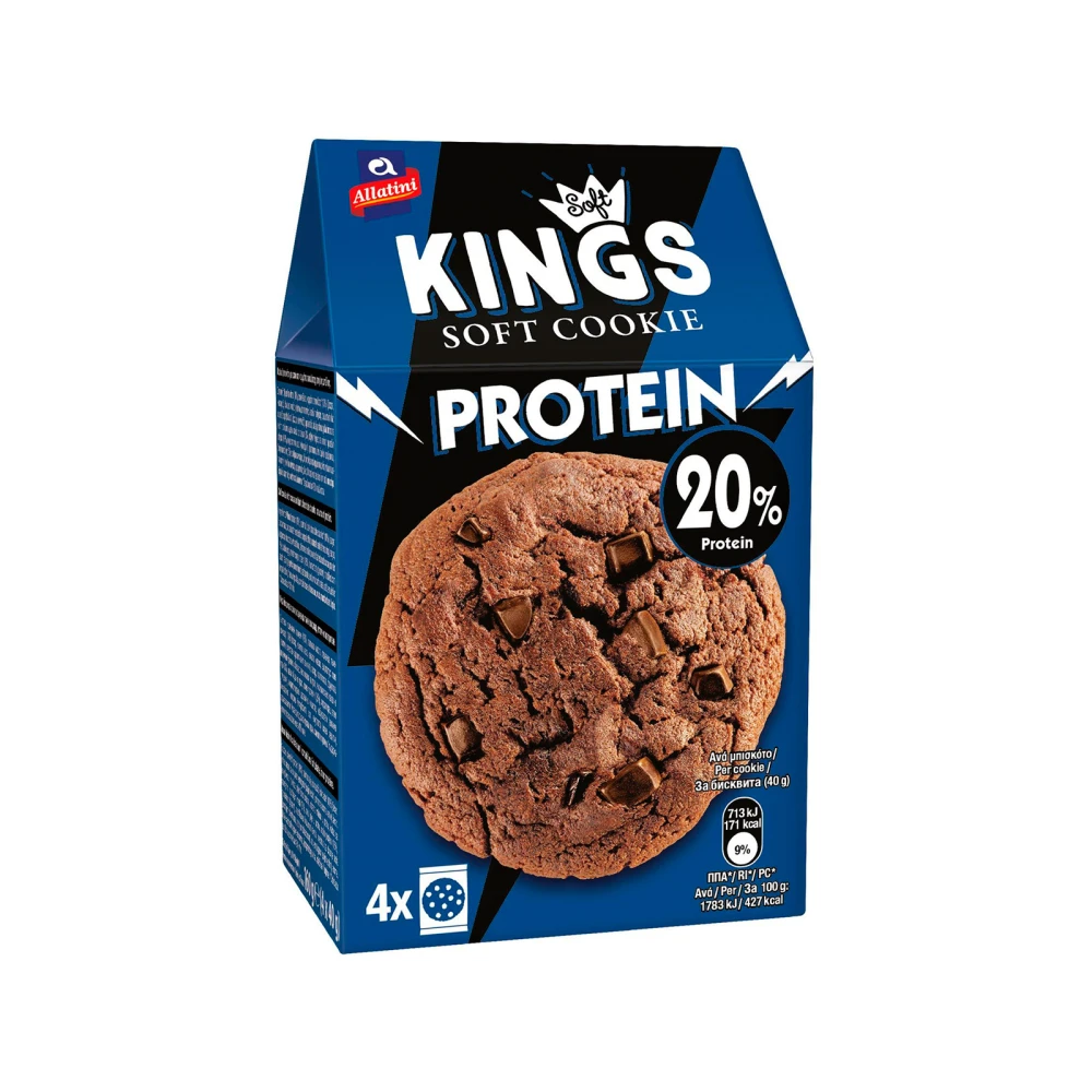 Μπισκότα Soft Kings Protein ΑΛΛΑΤΙΝΗ 160gr