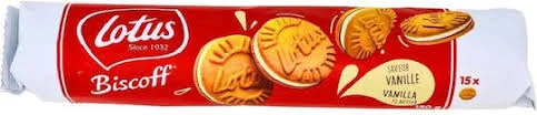 Μπισκότα με Γέμιση Βανίλια LOTUS 150gr