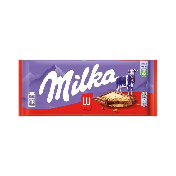 Σοκολάτα με Μπισκότο Lu MILKA 87gr