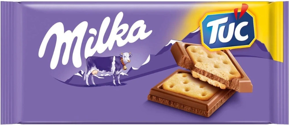 Σοκολάτα με Αλμυρό Μπισκότο Tuc MILKA 87gr