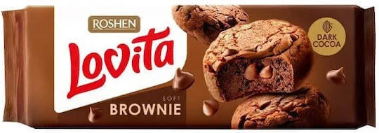 Μπισκότα Lovita Brownie Κακάο ROSHEN 152gr