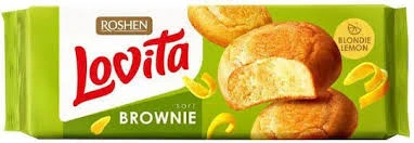Μπισκότα Lovita Blondy Brownie Λεμόνι ROSHEN 152gr