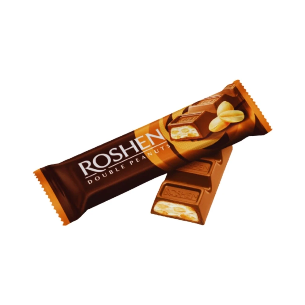 Σοκολάτα Γάλακτος Double Peanuts ROSHEN 29gr