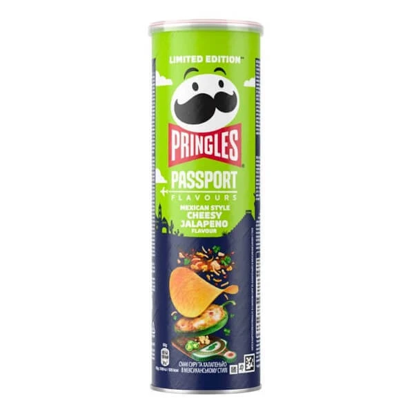 Πατατάκια Mexican Style Jalapeno PRINGLES 165gr
