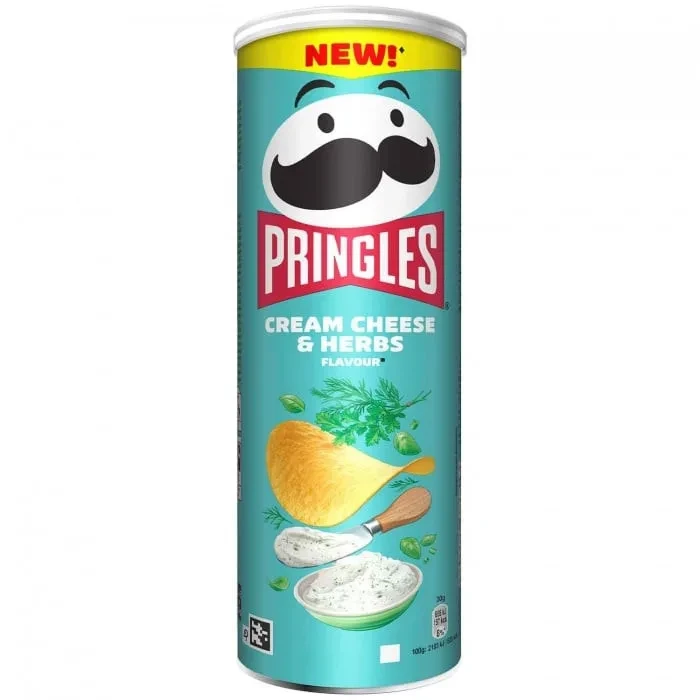 Πατατάκια Cream Cheese & Herbs PRINGLES 165gr