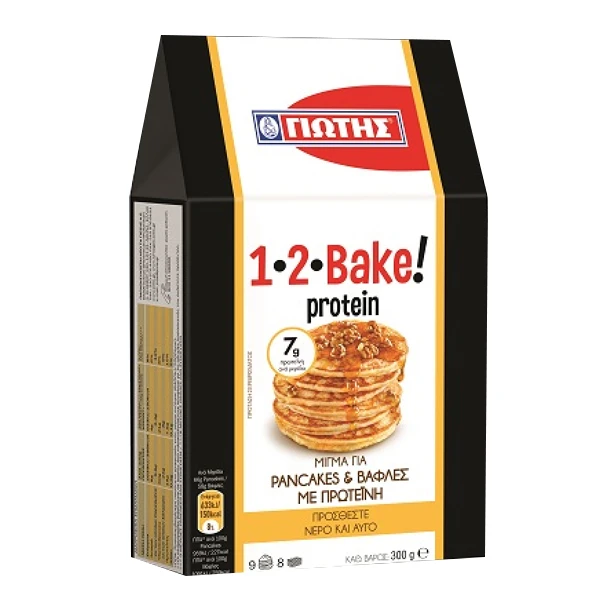 Μείγμα για Pancakes & Βάφλες 1-2 Bake Protein ΓΙΩΤΗΣ 300gr