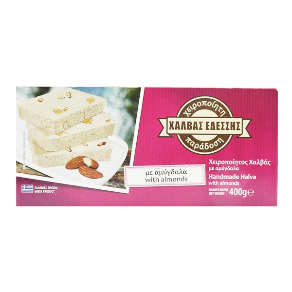 Χαλβάς Εδέσση με Αμύγδαλο σε Κουτί ΕΔΕΣΣΗΣ 400gr