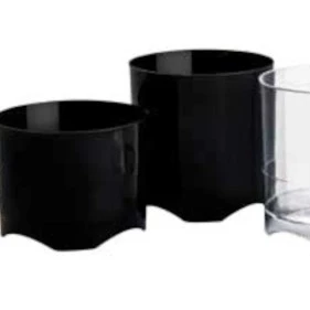 Ποτηράκι Στρόγγυλο Φαρδύ Μαύρο 60ml DK GROUP Κιβώτιο 540τμχ
