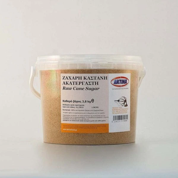 Καστανή Ζάχαρη ΑΚΤΙΝΑ 3,8kg