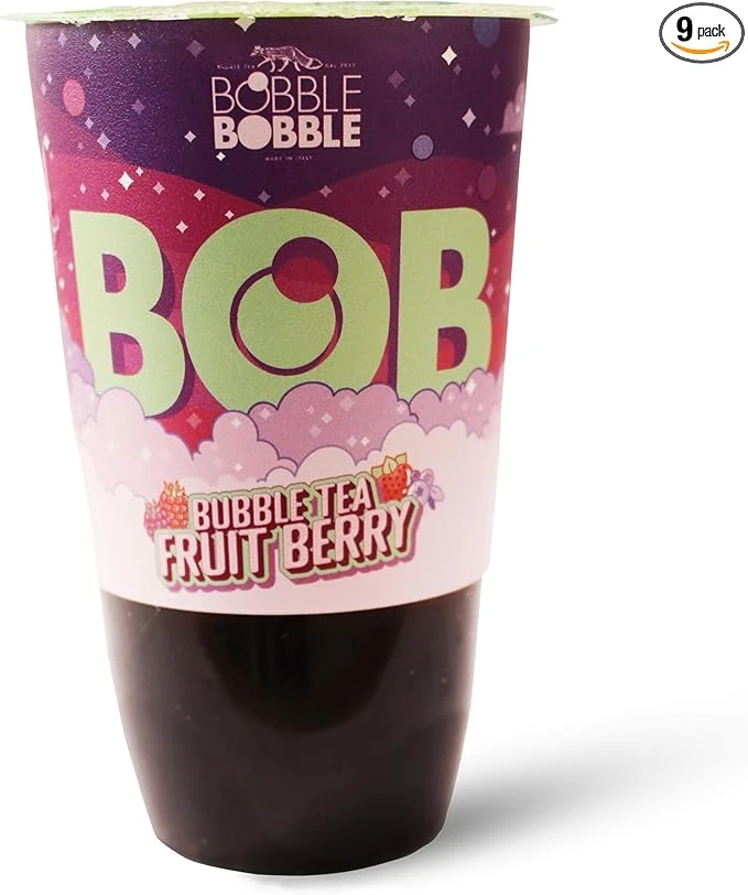 Μαύρο Τσάι Bubble Tea Bob Fruit Berry Κιβώτιο 360ml BOBBLE BOBBLE (9x360ml)