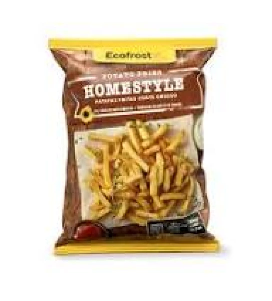 Πατάτες Κατεψυγμένες Προτηγανισμένες 12x12 ECOFROST 2,5kg (4x 2,5kg)