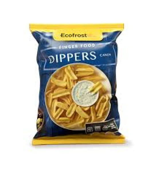 Πατάτες Κατεψυγμένες Dippers ECOFROST 2,5kg (4x2,5kg)