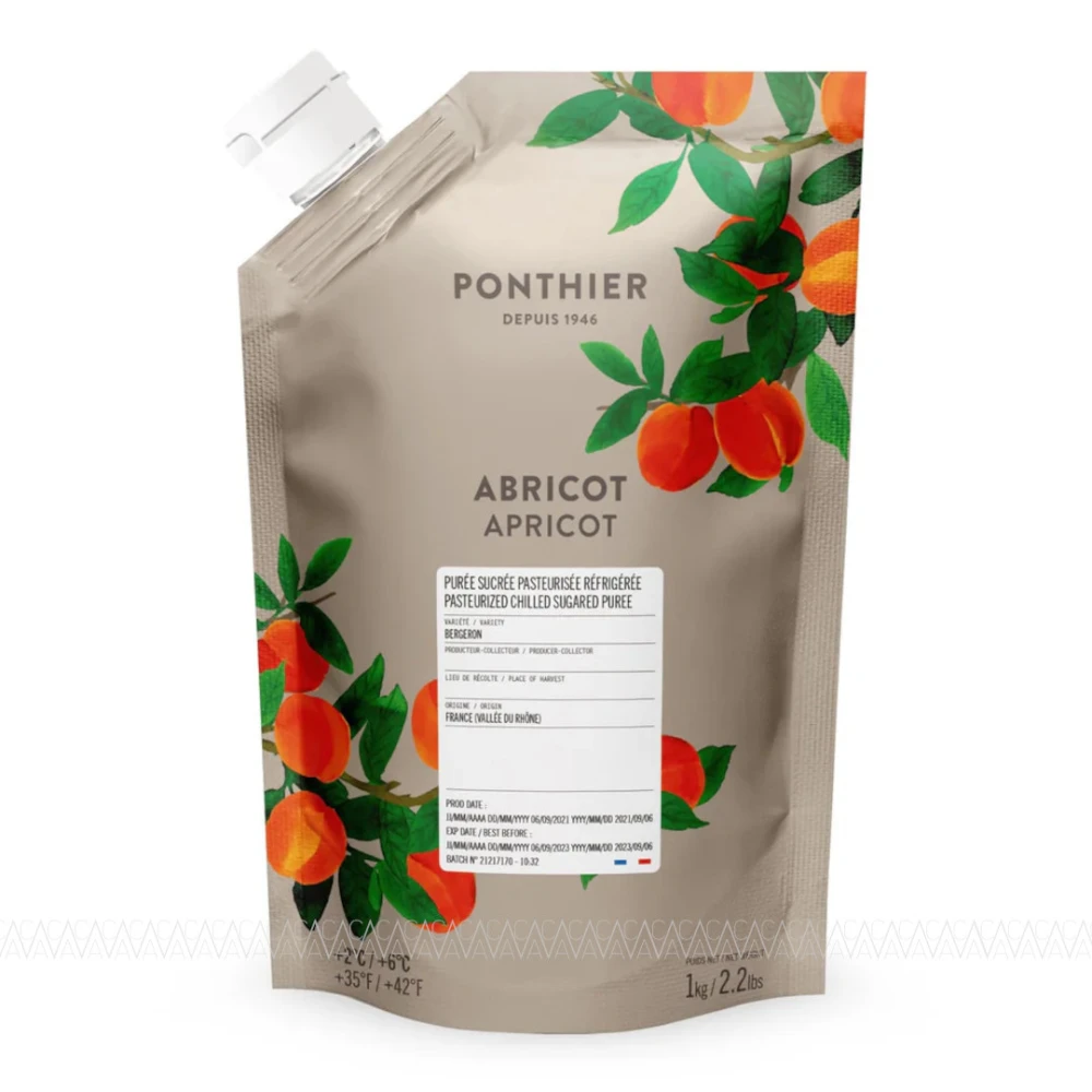 Πουρές Φρούτων Βερίκοκο σε Ασκό PONTHIER 1kg