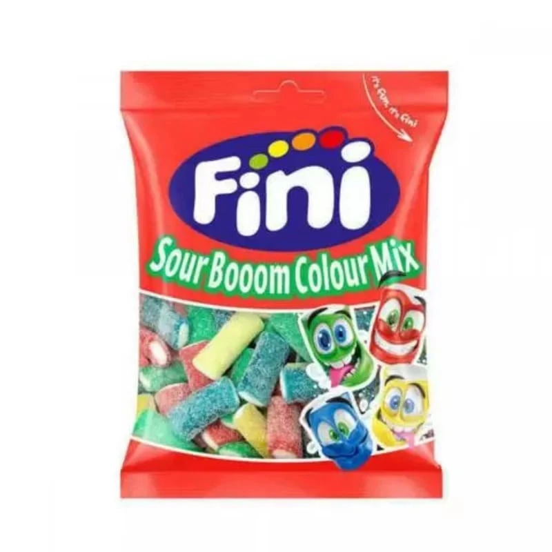 Ζελεδάκια Sour Boom Mix FINI 80gr (12x80gr)