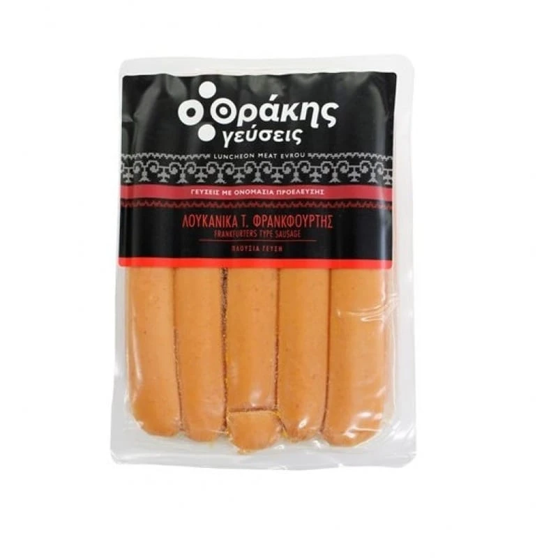 Λουκάνικα Hot Dog 28-22cm ΘΡΑΚΗΣ ΓΕΥΣΕΙΣ ~2kg