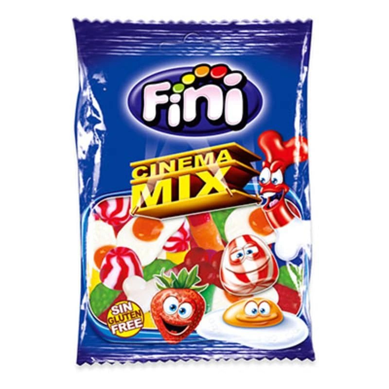 Ζελεδάκια Cinema Mix με Γεύσεις Φρούτων FINI 80gr (12x80gr)