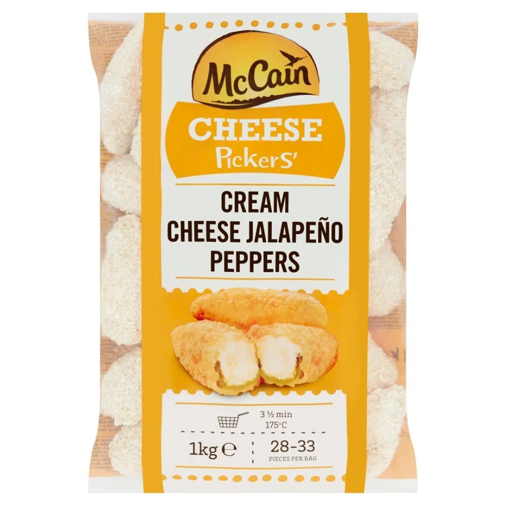 Κροκέτες Jalapenos & Cheese Κατεψυγμένες MC CAIN 1kg
