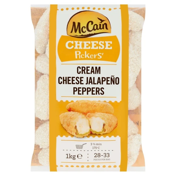 Κροκέτες Jalapenos & Cheese Κατεψυγμένες MC CAIN 1kg