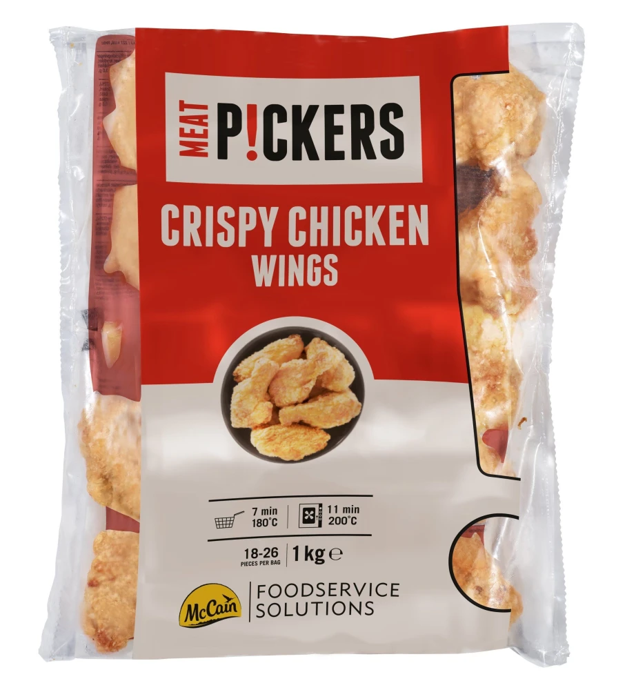 Φτερούγες Κοτόπουλου Crispy Κατεψυγμένες MC CAIN 1kg (5x1kg)