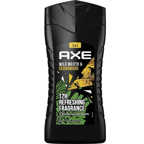 Αφρόλουτρο Wild Green Mojito & Cedarwood Shower Gel AXE 250ml