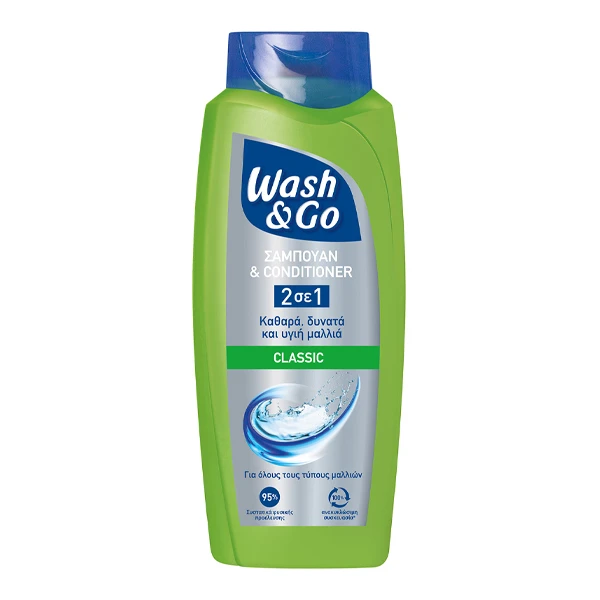 Shampoo 2in1 Classic WASH & GO 650ml