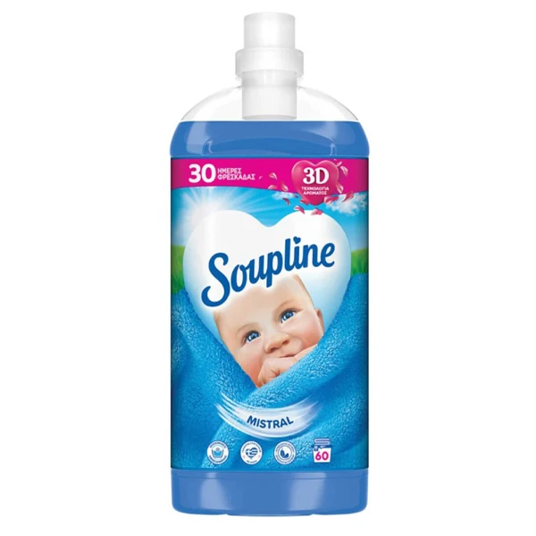 Μαλακτικό Ρούχων Mistral SOUPLINE 1,26lt