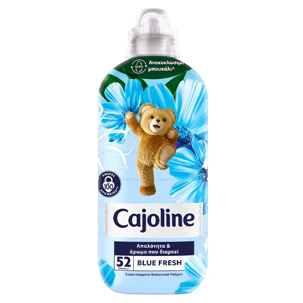 Μαλακτικό Ρούχων Συμπυκνωμένο 52μεζ. Intense Bluefresh CAJOLINE 1096ml