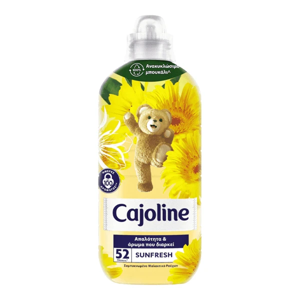 Μαλακτικό Ρούχων Συμπυκνωμένο 52μεζ. Intense Sunfresh CAJOLINE 1096ml