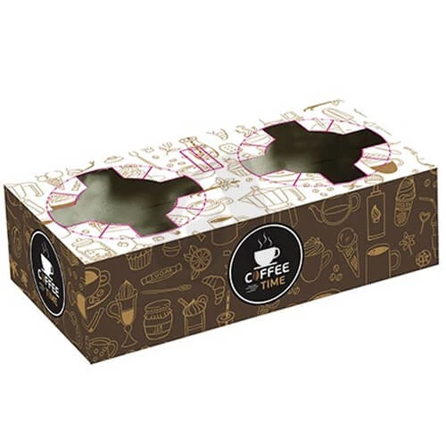 Ποτηροθήκη 2 Θέσεων Coffee Time 50τμχ