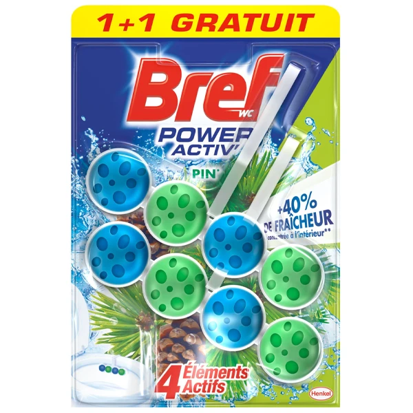 Αρωματικό Block για WC Pine BREF 4τμχ (4x100ml)