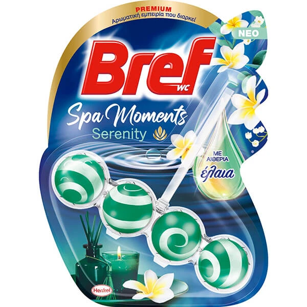 Αρωματικό Block για WC Serenity BREF 4τμχ (4x50ml)