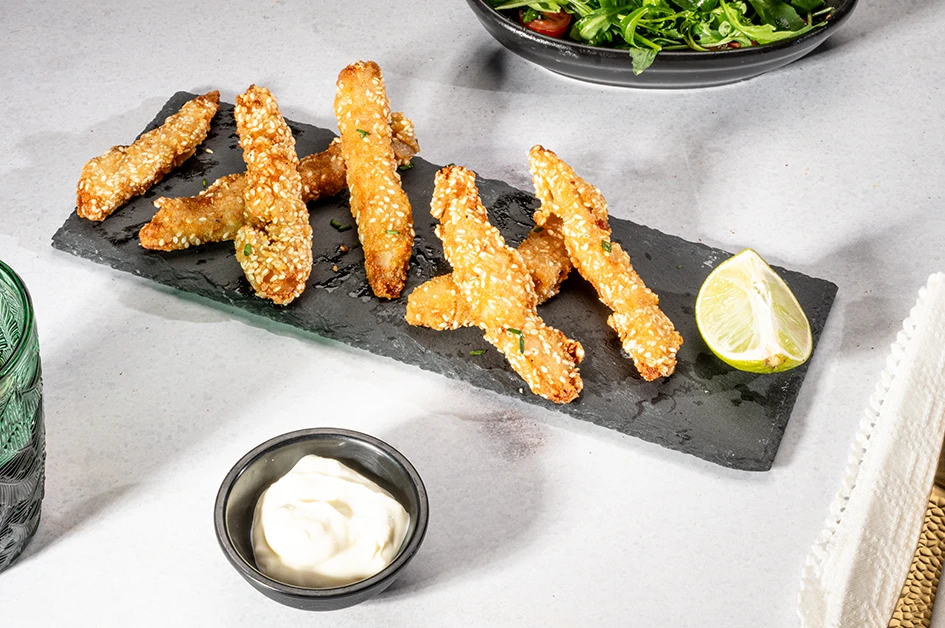 Κοτόπουλο Πανέ με Σουσάμι σε Λωρίδες STOHOS 2kg