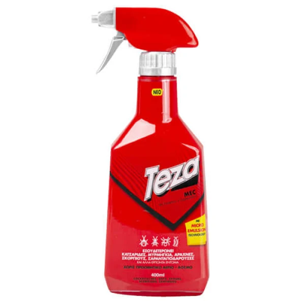 Εντομοκτόνο για Κατσαρίδες & Μυρμήγκια  Spray TEZA 400ml