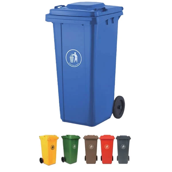 Κάδος Απορριμάτων Διάφορα Χρώματα 120lt STERK 1τμχ