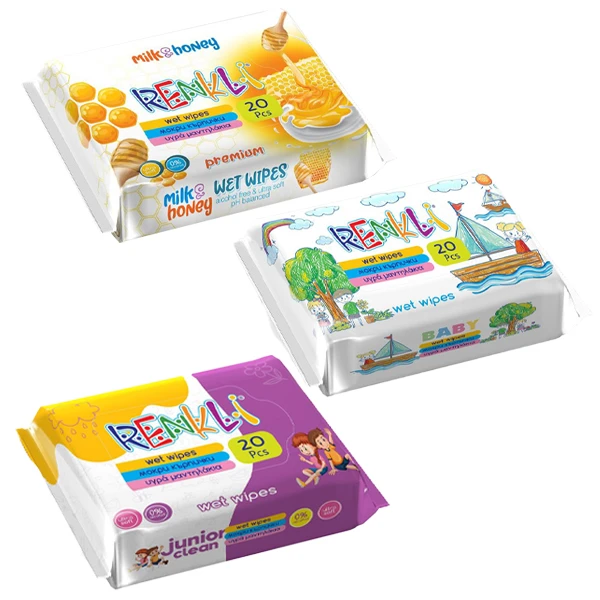 Υγρά Μαντηλάκια 20τμχ Zoo Series RENKLI 1τμχ