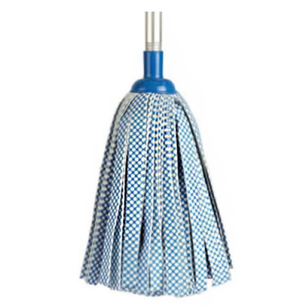 Σφουγγαρίστρα Μπλε Οικιακή Super με Καρώ Λωρίδες CISNE 1τμχ