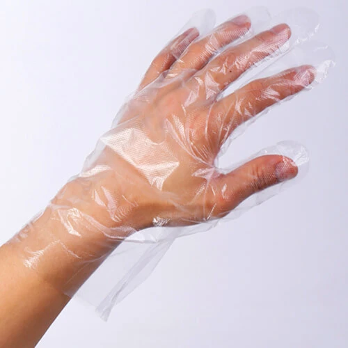Γάντια Πολυαιθυλενίου Μίας Χρήσης Διάφανα 100τμχ