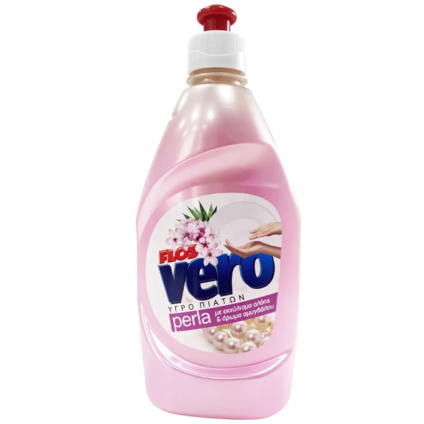 Υγρό Πιάτων Perla Αμύγδαλο FLOS VERO 430ml