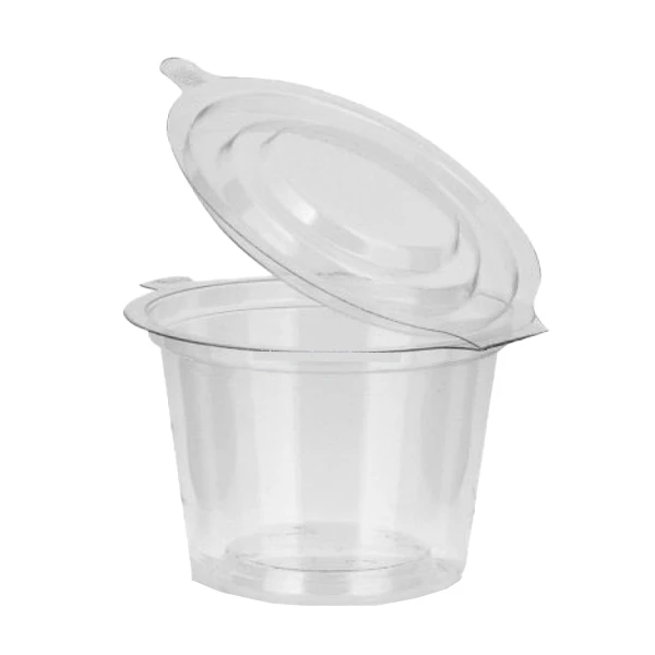 Σωσάκι με Καπάκι Στρογγυλό 100ml FT730-100 LUX PLAST 50τμχ