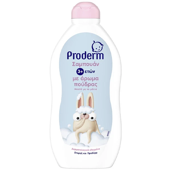 Αφρόλουτρο Kids με Άρωμα Πούδρας PRODERM 500ml