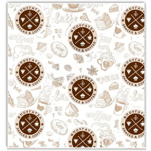 Χαρτί Περιτυλίγματος Μπουγάτσας Τυπωμένο 25x35cm 10kg