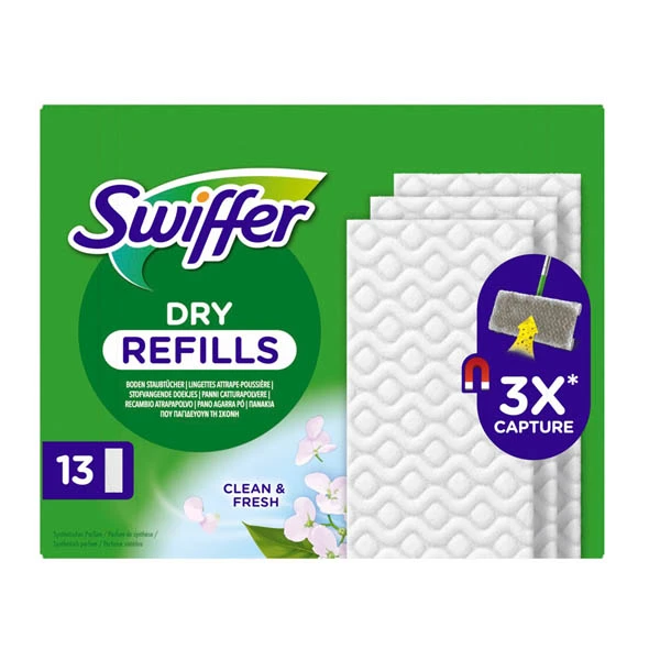 Πανάκια Ανταλλακτικά Στεγνά SWIFFER 13τμχ