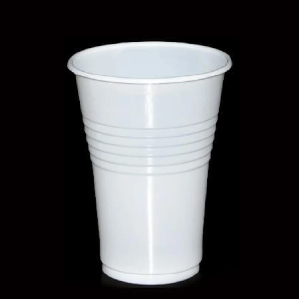 Ποτήρι Νερού 250ml Λευκό Νο 503 LUX PLAST 50τμχ