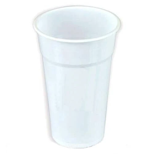 Ποτήρι Αναψυκτικού Λευκό Τύπου 508 Funny 627 LUX PLAST 50τμχ