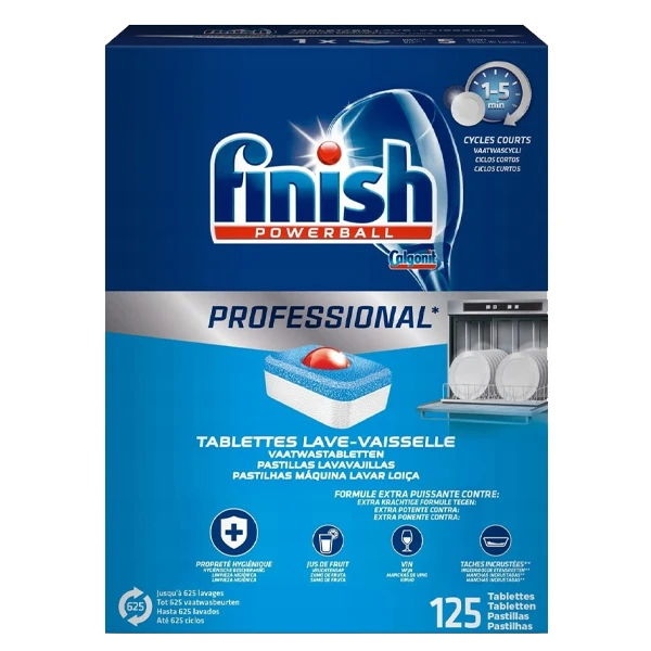Ταμπλέτες Πλυντηρίου Πιάτων Powerball Professional FINISH 125τμχ