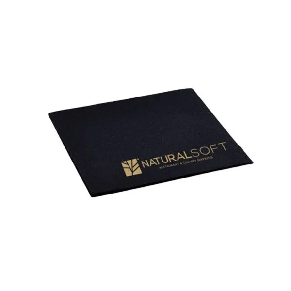 Χαρτοπετσέτα Airlaid Μαύρη NATURAL SOFT 300τμχ (5x300τμχ)