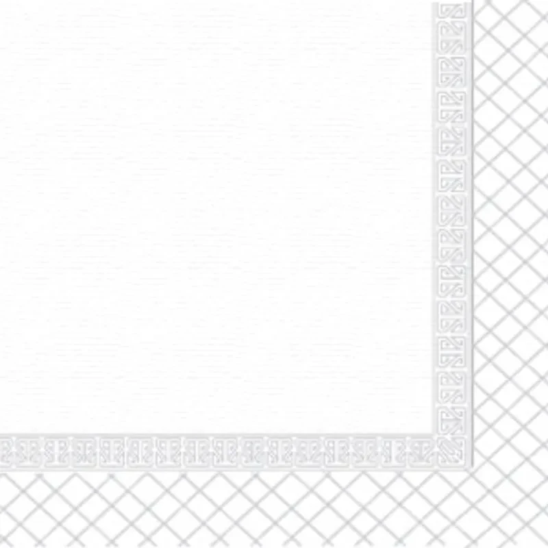 Χαρτοπετσέτα Απλή Λευκή 24x24cm NATURAL SOFT 700τμχ (5x700τμχ)