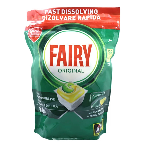 Ταμπλέτες Πλυντηρίου Πιάτων Original FAIRY 56τμχ