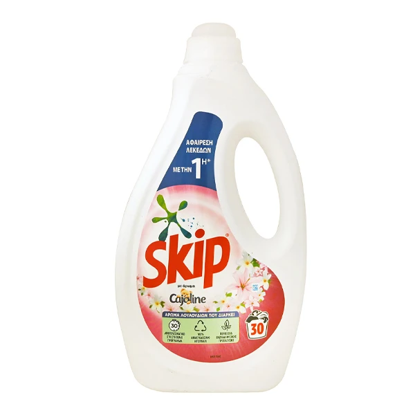 Υγρό Πλυντηρίου Ρούχων 30μεζ. Pink Lily SKIP 1,5lt