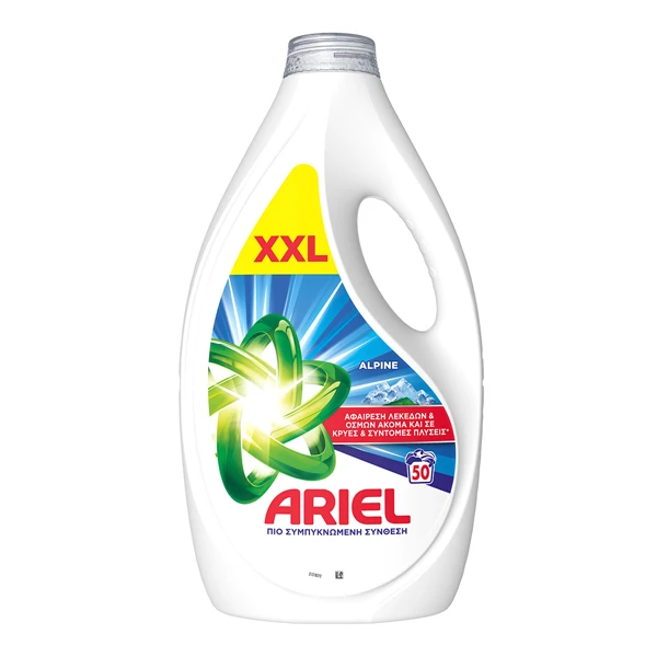 Υγρό Πλυντηρίου Ρούχων 50μεζ. Alpine ARIEL 2,25lt
